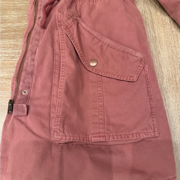 American Eagle Women's Pink Hooded Jacket - gently used - Picture 8 of 9